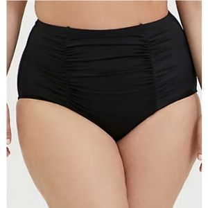 COPY - New black  ruched swim bottom